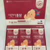 Được kết hợp từ Hồng sâm 6 năm tuổi (ginsengnoside Rb1, Rg1, Rb3) kết hợp với các vitamin và khoáng chất nên Hồng sâm trẻ em này cực kỳ hiệu quả trong việc hỗ trợ bé có thể lực và cơ thể khỏe mạnh.✅ Ba mẹ sẽ không còn phải lo lắng chuyện con cái ốm vặt và lười ăn sau khi cho bé dùng chỉ với 1-3 hộp hồng sâm baby🎈 Sản phẩm có tác dụng bồi bổ cho cơ thể trẻ, một sản phẩm làm tăng khả năng miễn dịch cho trẻ.🎈 Giúp trẻ ăn ngon, ngủ ngon, da dẻ hồng hào, tăng khả năng hấp thụ thức ăn, tăng trưởng chiều cao, phát triển trí não...🎈 Đặc biệt tốt cho trẻ biếng ăn, suy dinh dưỡng, còi xương, chậm lớn, hay ốm vặt hoặc ăn nhưng không hấp thụ được, những bé nóng trong người,…🎈 Kích thích ăn uống giúp tbiêu hóa tốt hơn, đặc biệt rất phù hợp cho trẻ biếng ăn & lười ăn🎈 Bổ sung khoáng chất, các loại vitamin các acid amin thiết yếu cho sực phát triển của trẻ❤ Thành phần của hồng sâm baby gồm: Tinh chất sâm, nhung hươu, canxi, mật ong, các loại vitamin D3, B2, C,…và khoáng chất thiết yếu khác